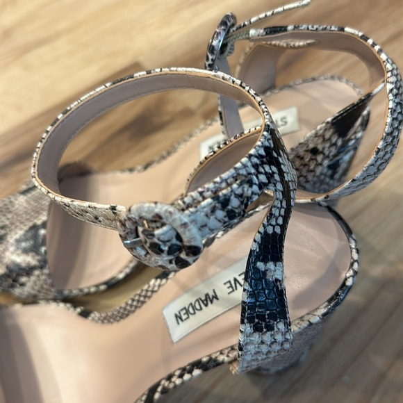 Steve Madden Snakeskin Heels - Picture 5 of 5